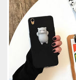 NFH squishy phone case for iPhone 5s 8 X 6 3D Cute Soft Silicone Cat Squishy Cat for iPhone On 5 5s SE 6s 7 8 X plus Cover Capa