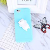 3D Cartoon Squishy Cat Panda iPhone Cover Case