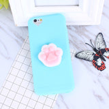 3D Cartoon Squishy Cat Panda iPhone Cover Case