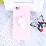 3D Cartoon Squishy Cat Panda iPhone Cover Case