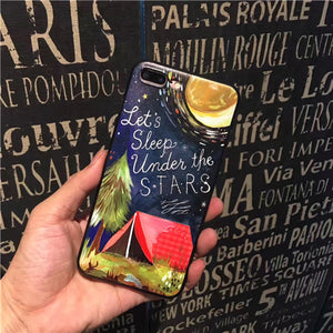 Starry space universe 3D Relief iPhone  Cover Case
