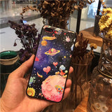 Starry space universe 3D Relief iPhone  Cover Case