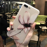 3D Relief Flower Luxury iPhone Cover Case