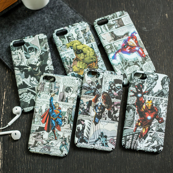 Marvel Spiderman Batman Luminous iPhone Cover Case