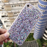Fashion Bling Shining Powder Sequins iPhone Cover Case