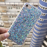 Fashion Bling Shining Powder Sequins iPhone Cover Case