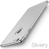 Luxury Gold Hard Case for Iphone 7 6 6S 5 5S SE Back Cover Coverage Removable 3 In 1 Fundas Case for Iphone 6 6s 7 8 Plus Bag