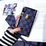 Fashion Square Lattice iPhone Cover Case