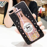 Luxury Cartoon Liquid Glitter Case for iPhone