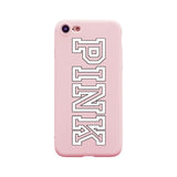 New Cute Girl Style PINK Dog Soft Silicon Case for iPhone 7 8 Plus X Phone Case for iPhone 6s 6 Plus 5s SE Coque Fundas VSPINK