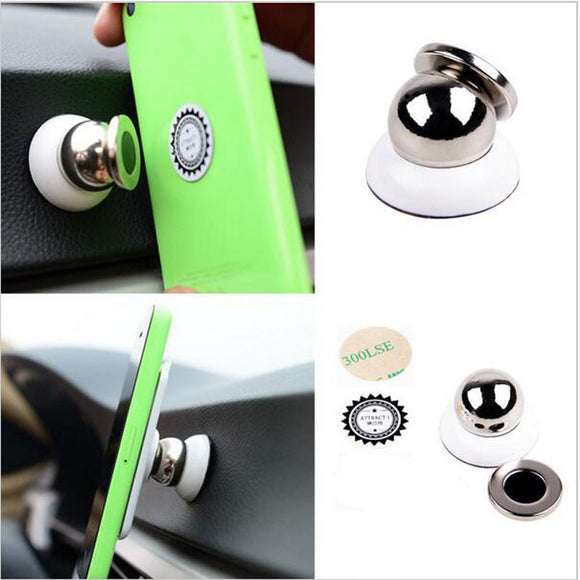Magnetic 360 degree rotation Ball Car Mount Holder For iPhone