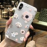 3D Relief Flower iPhone Cover Case