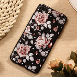 3D Relief Flower Luxury iPhone Cover Case
