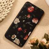 3D Relief Flower Luxury iPhone Cover Case