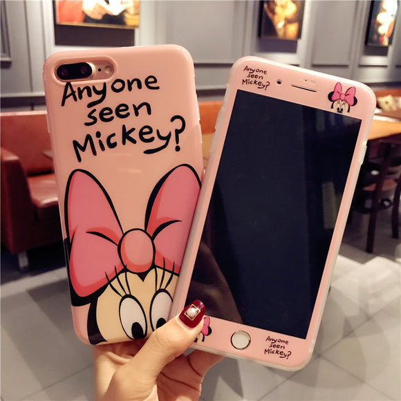 Cartoon Mickey minnie iPhone Cover Case