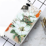3D Relief Floral Phone Case For iPhone