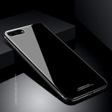 Tempered Glass Luxury iPhone Cover Case