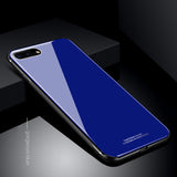Tempered Glass Luxury iPhone Cover Case