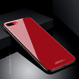 Tempered Glass Luxury iPhone Cover Case
