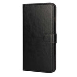 Luxury PU Leather Saddle Flip Wallet iPhone Cover Case