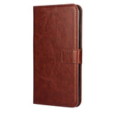 Luxury PU Leather Saddle Flip Wallet iPhone Cover Case