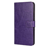 Luxury PU Leather Saddle Flip Wallet iPhone Cover Case