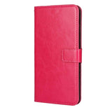 Luxury PU Leather Saddle Flip Wallet iPhone Cover Case