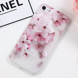 3D Relief Flower Luxury iPhone Cover Case