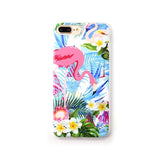 Leaf and Cactus Plants Print iPhone Cover Case