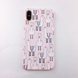 Leaf and Cactus Plants Print iPhone Cover Case