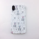 Leaf and Cactus Plants Print iPhone Cover Case