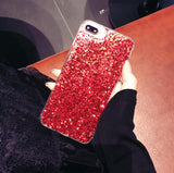 Silicone Bling Powder Soft Case For iPhone