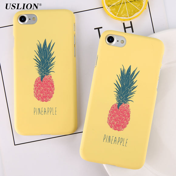 Cute Pineapple Cartoon iPhone Cover Case