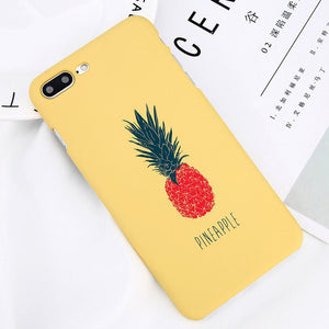 Cute Pineapple Cartoon iPhone Cover Case