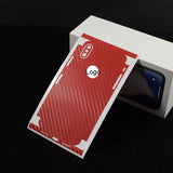 3D Carbon Fiber Skins Back Body Protective Stickers for iPhone