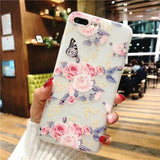 3D Flower Emboss iPhone Cover Case