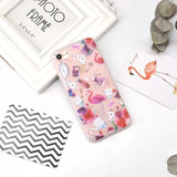 3D Flower Emboss iPhone Cover Case