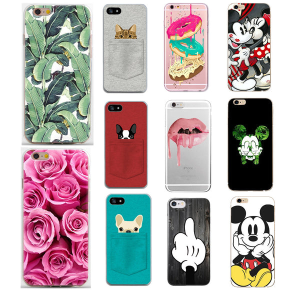 Cartoon Silicone Case For iPhone
