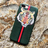 Kerzzil Luxury Snake Tiger Animal Case For iPhone X 10 Soft PU Leather Cartoon Cases For iPhone 7 8 6 6s Plus Gift Cover Capa