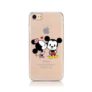 Cartoon Mickey Minnie Mouse iPhone Cover Case