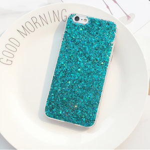 Crystal Shiny Soft TPU Cover Fundas for iPhone