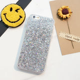 Crystal Shiny Soft TPU Cover Fundas for iPhone