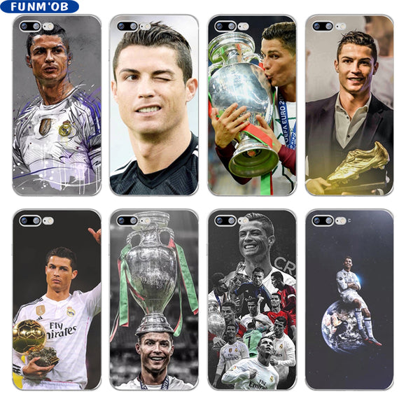 Football Star Cristiano Ronaldo CR7 Soft Silicone iPhone Cover Case