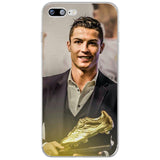 Football Star Cristiano Ronaldo CR7 Soft Silicone iPhone Cover Case