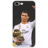 Football Star Cristiano Ronaldo CR7 Soft Silicone iPhone Cover Case