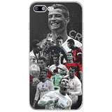 Football Star Cristiano Ronaldo CR7 Soft Silicone iPhone Cover Case