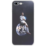 Football Star Cristiano Ronaldo CR7 Soft Silicone iPhone Cover Case