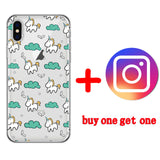 Cute Unicorn Cartoon iPhone Cover Case