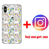 Cute Unicorn Cartoon iPhone Cover Case