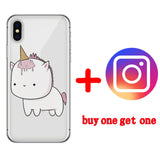 Cute Unicorn Cartoon iPhone Cover Case